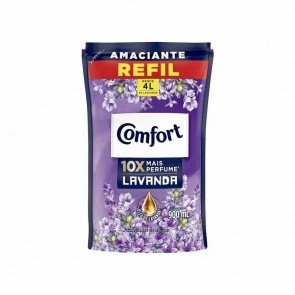 Amaciante Concentrado de Roupas Comfort Lavanda Refil 900ml