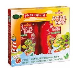 Conjunto Shampoo e Condicionador Nazca Acqua Kids 250ml cada