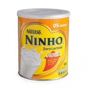 Leite em Pó Zero Lactose Ninho 380g