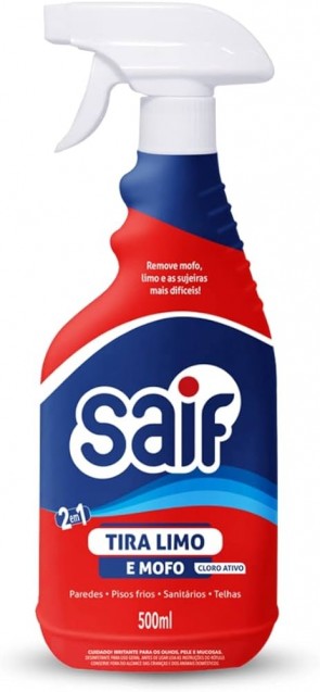 Limpador Tira Mofo e Limo com Cloro Ativo Saif 500ml