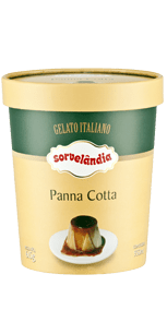 Sorvete Panna Cotta Sorvelândia 950ml