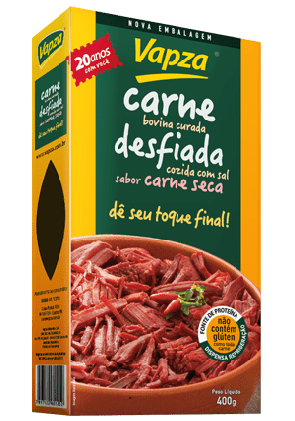 Carne Desfiada Vapza 400g