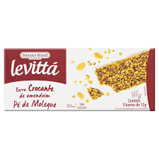 Barra Nuts Crocante Pe de Moleque Levitta S/ac 36g