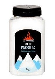 Sal de Parrilla Granulado Iodado El Fogonero 1kg