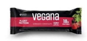 Barra Proteina Vegana Morango + chocolate Harts 70g