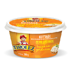 Queijo Cottage Zero Lactose Tirolez 200g