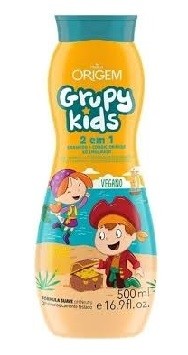 Shampoo Origem Kids 2 em 1 500ml Todos os Tipos de Cabelo