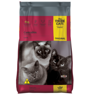 Alimento p/ Gatos Three Cats Original 1kg
