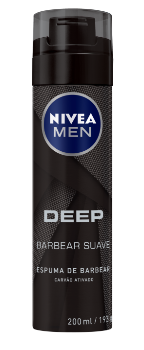 Espuma de Barbear Nivea Carvão Ativado 200ml 