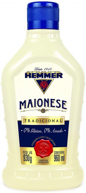 Maionese Hemmer Tradicional 930g 