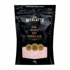 Sal Rosa do Himalaia Moído Fino Mercatto 500g