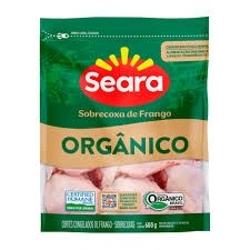Sobrecoxa de Frango Orgânica Congelada IQF Seara 600g