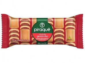 Biscoito Roladinho Goiabinha Piraque 75g