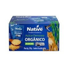 Açúcar Demerara NATIVE Org. sach. 50x5g