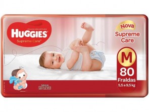 Fralda Huggies Supreme Care M C/72
