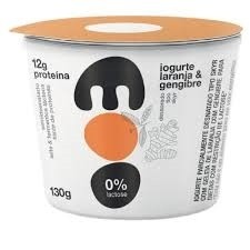 Iogurte Laranja e Gengibre 0% Lactose Moo 130g