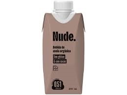 Nude Bebida de Aveia Orgânica S/Glúten e com cacau 200ml