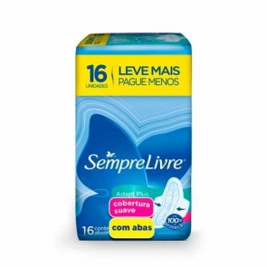 Absorvente Conforto Diurno Sempre Livre c/16