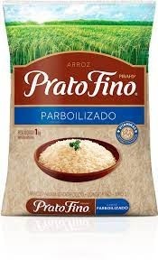 Arroz Prato Fino Parboilizado T1 1Kg
