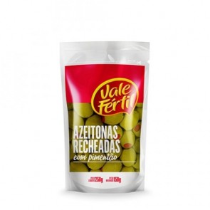 Azeitona Verde C/ Pimentão Vale Fértil Sachê 150g
