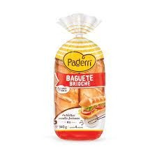 Pão Baguete Brioche Paderri 340g