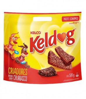 Bifinhos Keldog Mini Criador Sabor Churrasco 500g