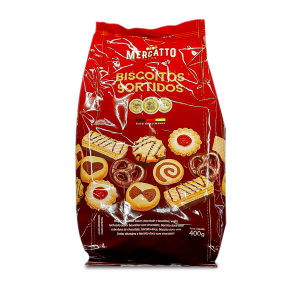 Biscoitos Sortidos Importado Mercatto 400g