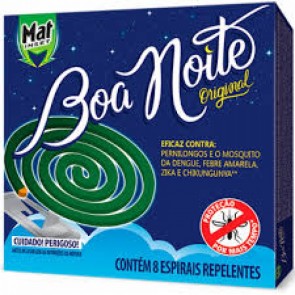 Repelente Boa Noite Espiral Original c/8