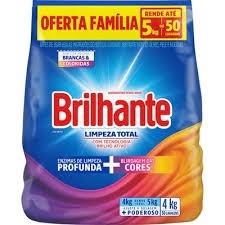 Sabão em Pó Brilhante 4kg