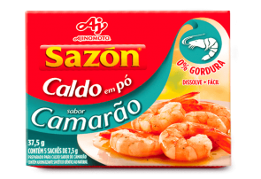 Caldo de Camarão em pó Sazon 37,5g