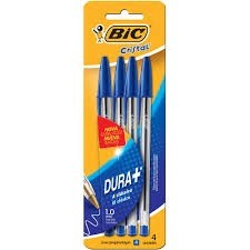 Caneta Cristal Azul Bic c/04 und.