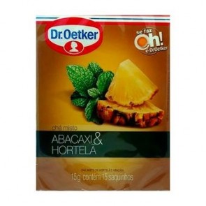 Chá Dr. Oetker Abacaxi e Hortelã 15Sh