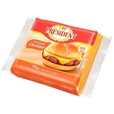 Queijo Cheddar President 120g