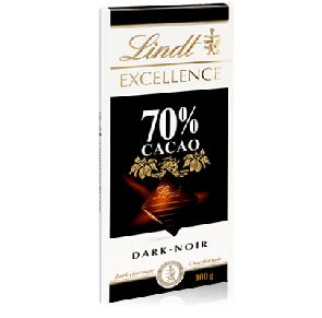 Chocolate Dark Cocoa 70% Lindt 100g