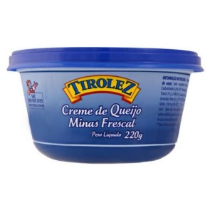 Creme Queijo Minas Frescal Tirolez 150g