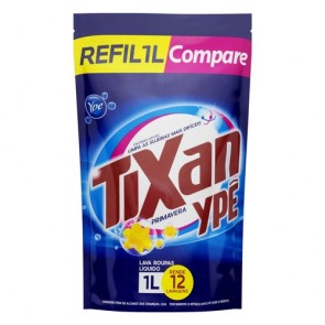 Lava Roupa Liquido Tixan Primavera Sachê 900ML