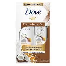Kit DOVE Ritual de Reparação 1 shampoo 400ml e 1 condicionador 200 ml