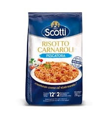 Risoto de Arroz Carnoli com Frutos do Mar Riso Scotti 210g
