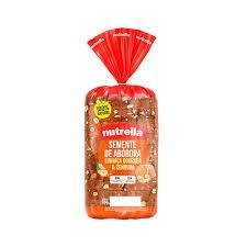 Pão de Forma Semente de Abóbora, Linhaça Dourada & Cenoura Nutrella 350g