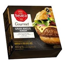 Hamburguer Gourmet Bovino Gran Angus Seara 400g
