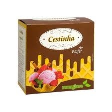 Cestinha de Wafer Sorvete Mangiare 75g