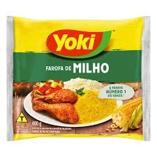Farofa Pronta de Milho Yoki Temperada 400g  