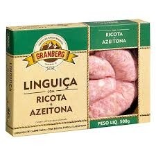 Linguiça GRANBERG Ricota e Azeitona Resfriada 500g 