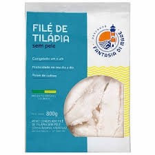 File de Tilápia Congelado Fantasia Di Mare 800g