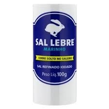 Sal Refinado Marinho Lebre 100g