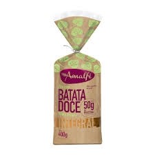 Pão de Forma Integral com Batata Doce e Whey Protein sem Lactose Amalfi 400g