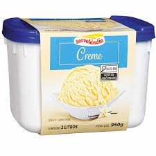 Sorvete Sorvelandia Creme 2L