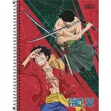 Caderno Capa Dura 1 materia 80 folhas One Piece Tilibra
