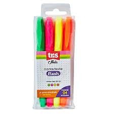 Marca Texto C/ 4 cores  Tris
