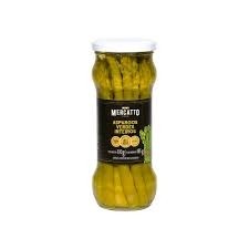 Aspargos Verdes Inteiros Mercatto 330g 